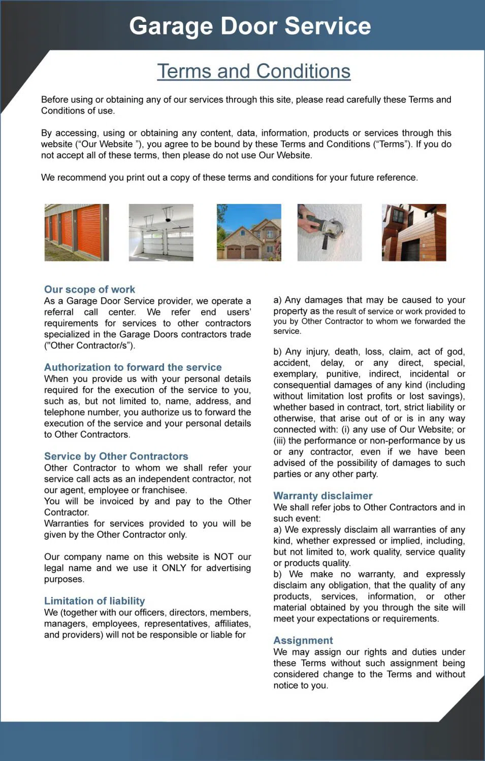 Golden Garage Door Service Tacoma, WA 253-269-7550